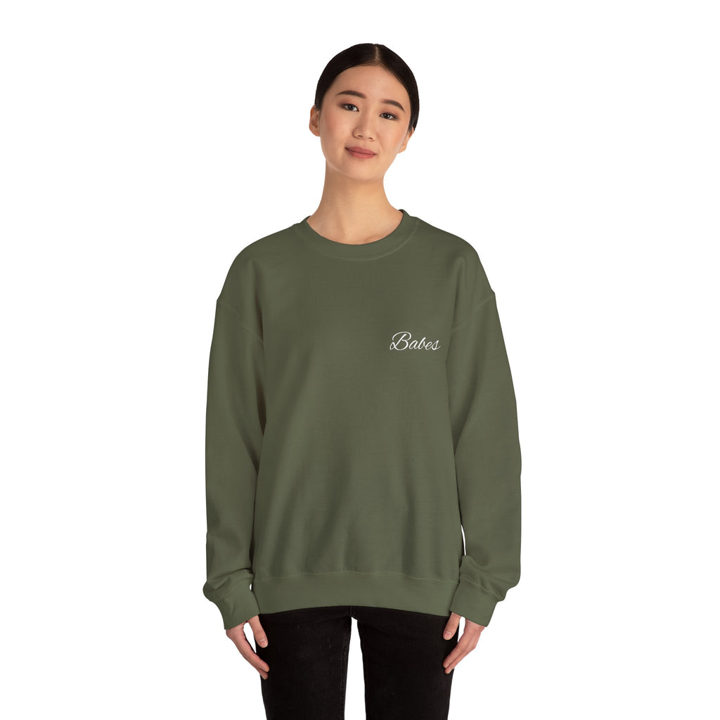 Babes Country Kitchen Sweatshirt — "Good Food. Great Neighbors." Crewneck