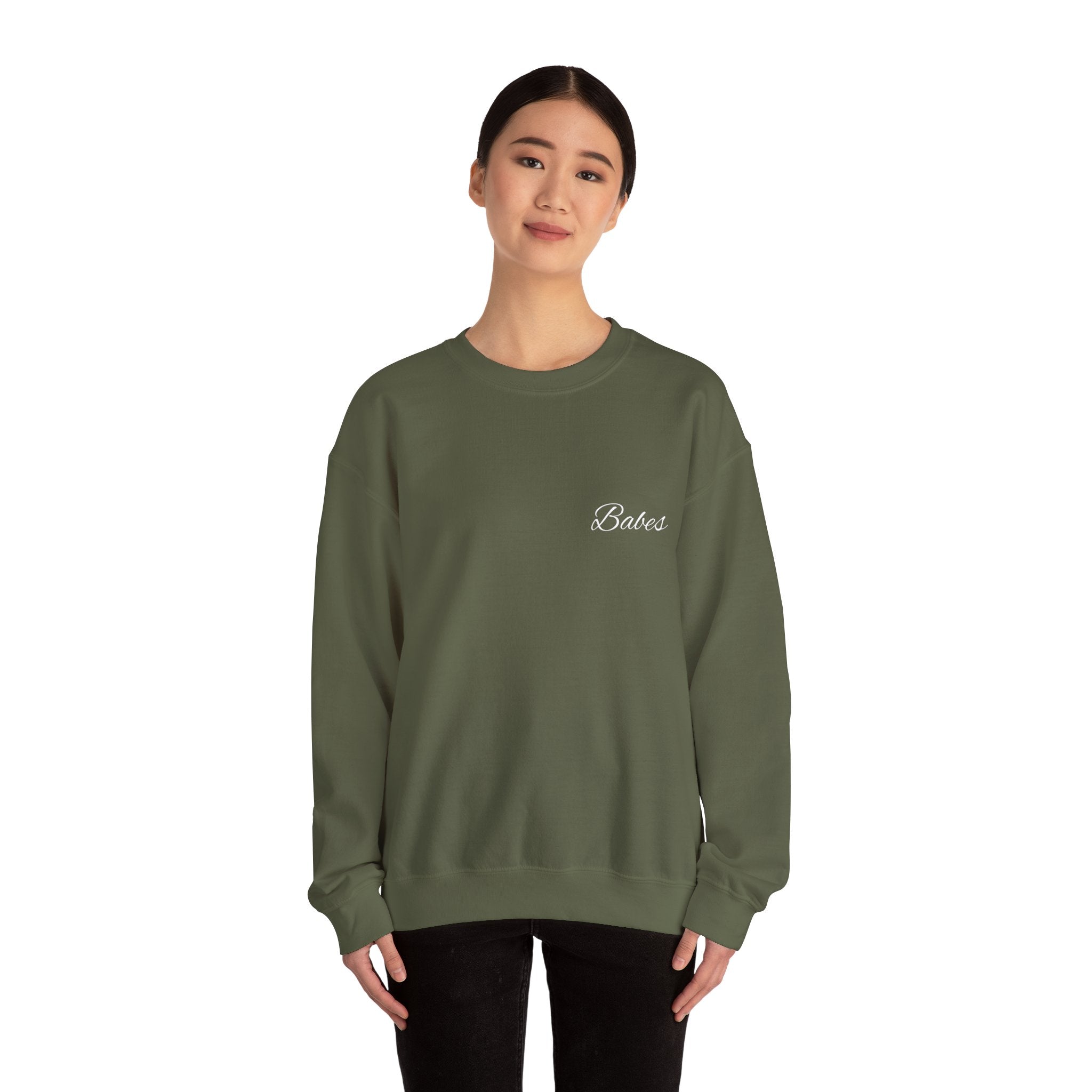 Babes Country Kitchen Sweatshirt — "Good Food. Great Neighbors." Crewneck
