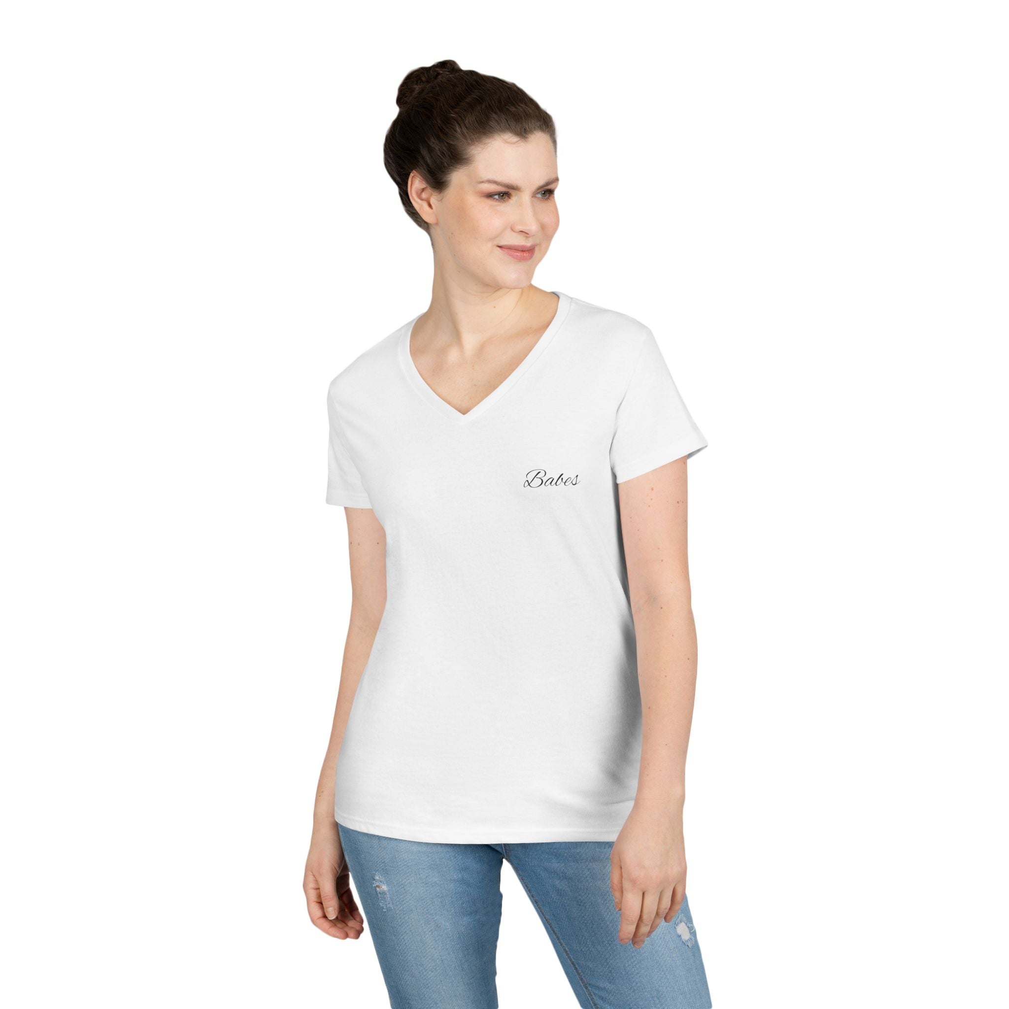 Babes Country Kitchen V-Neck T-Shirt — Logo Tee